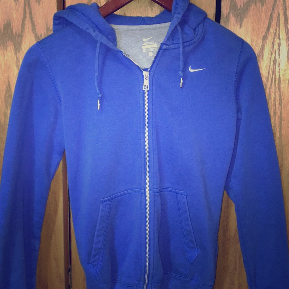 Blue Nike sweater